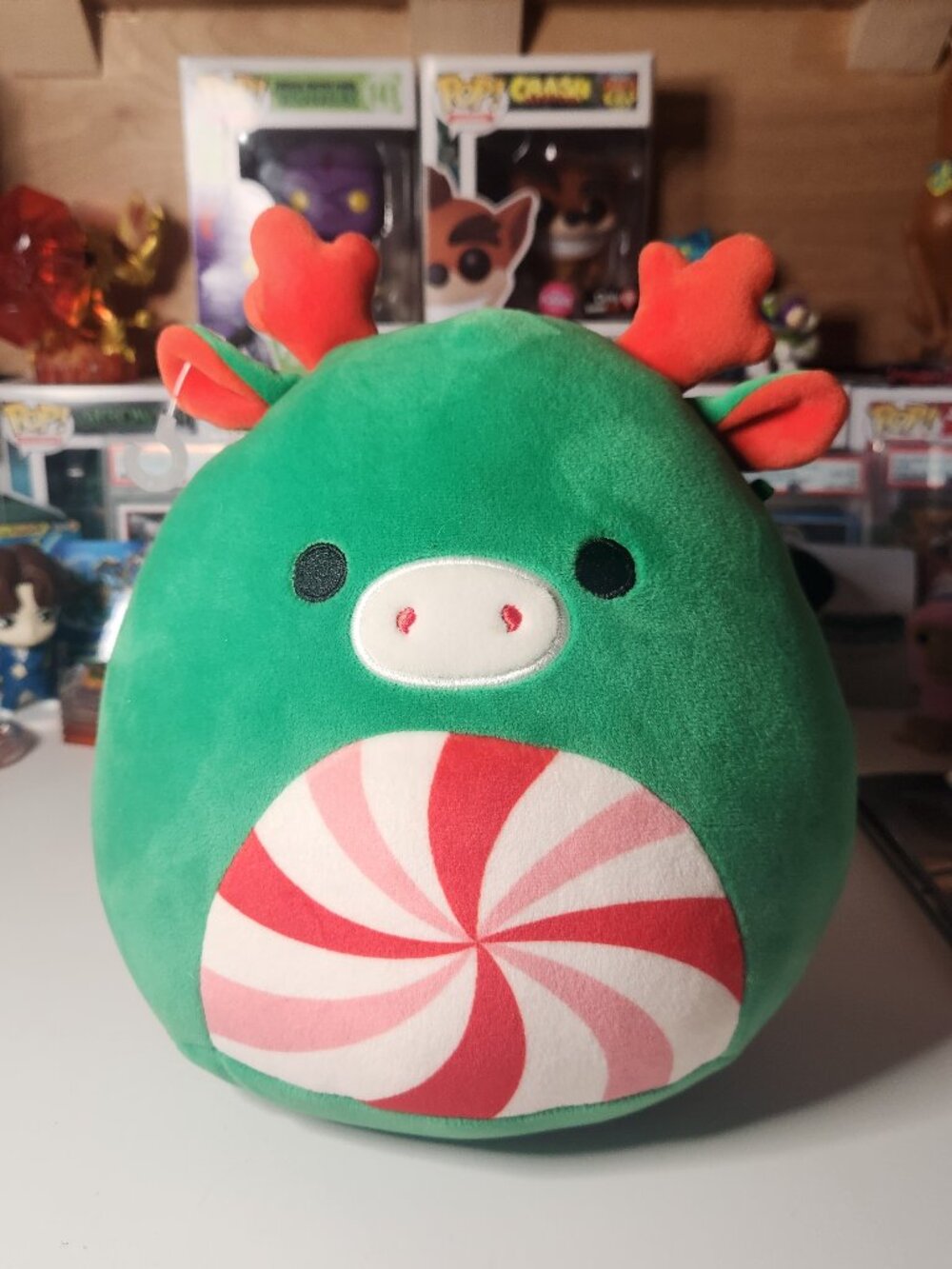 ✨Squishmallows ZUMIR 8” Peppermint Moose - 2023 Christmas Squad ✨